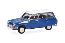 Herpa 038959-002 - H0 - Citroen AMI 6 Break - blau/weiß